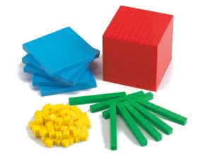 Base Ten Plastic Set 4 Colour 121pc