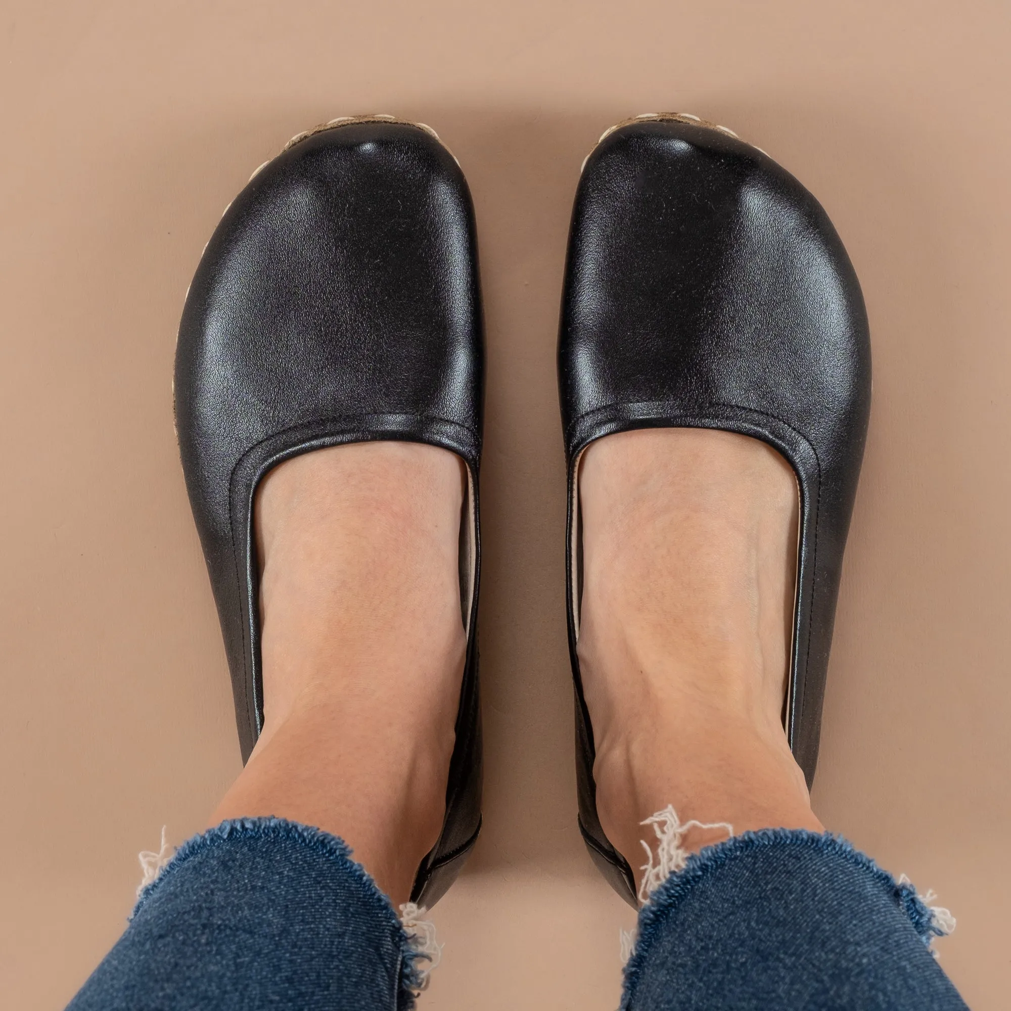 Black Barefoot Ballet Flats