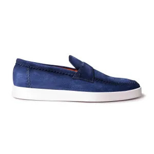 Blue Suede Loafer