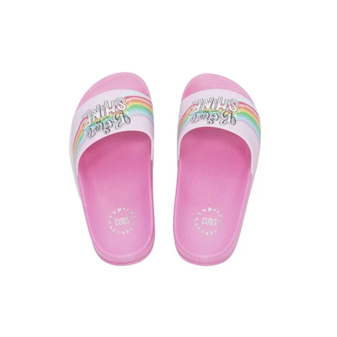 Cubs Born To Shine Pink Girls Slide