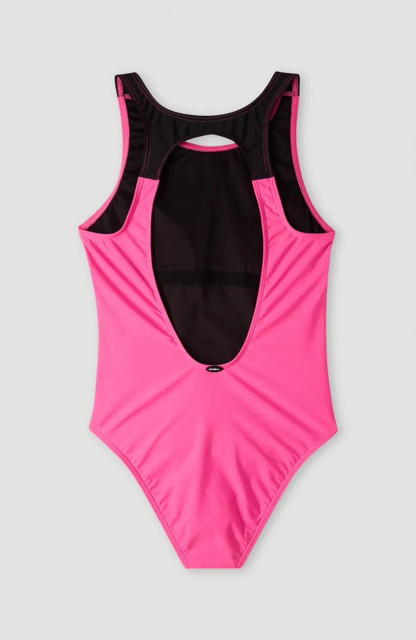 Essentials Sun & Joy Swimsuit | Rosa Shocking