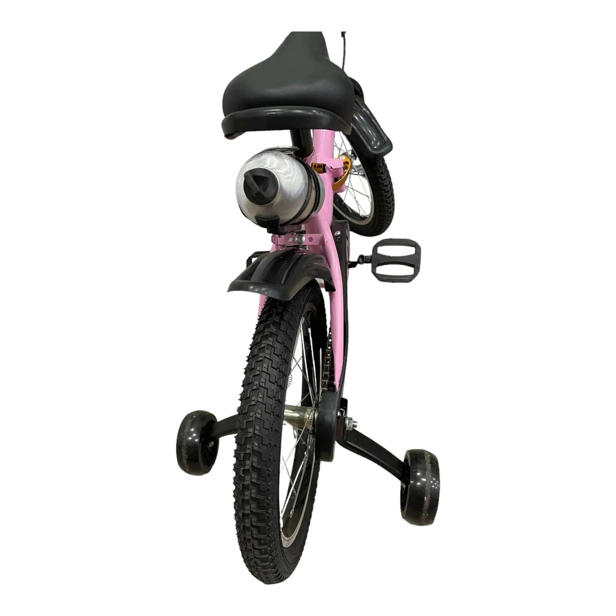 Foldable Bike Pink 14 Inch With A Water Bottle Holder