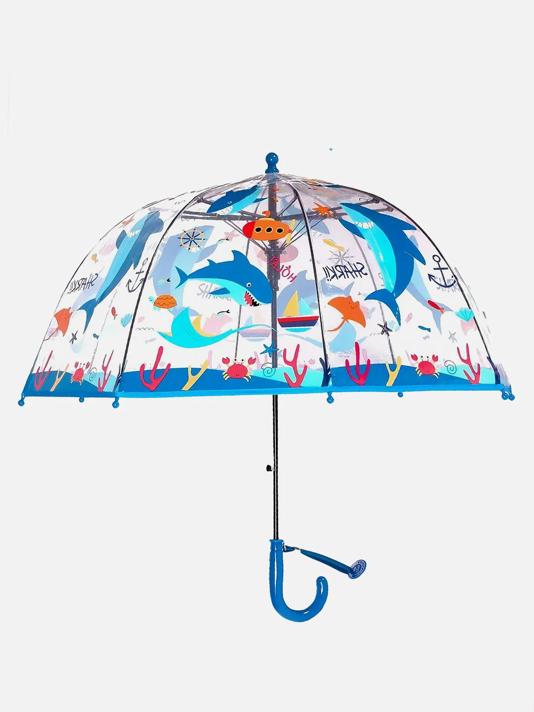 Little Surprise Box Dome Style Transparent Umbrella for Kids