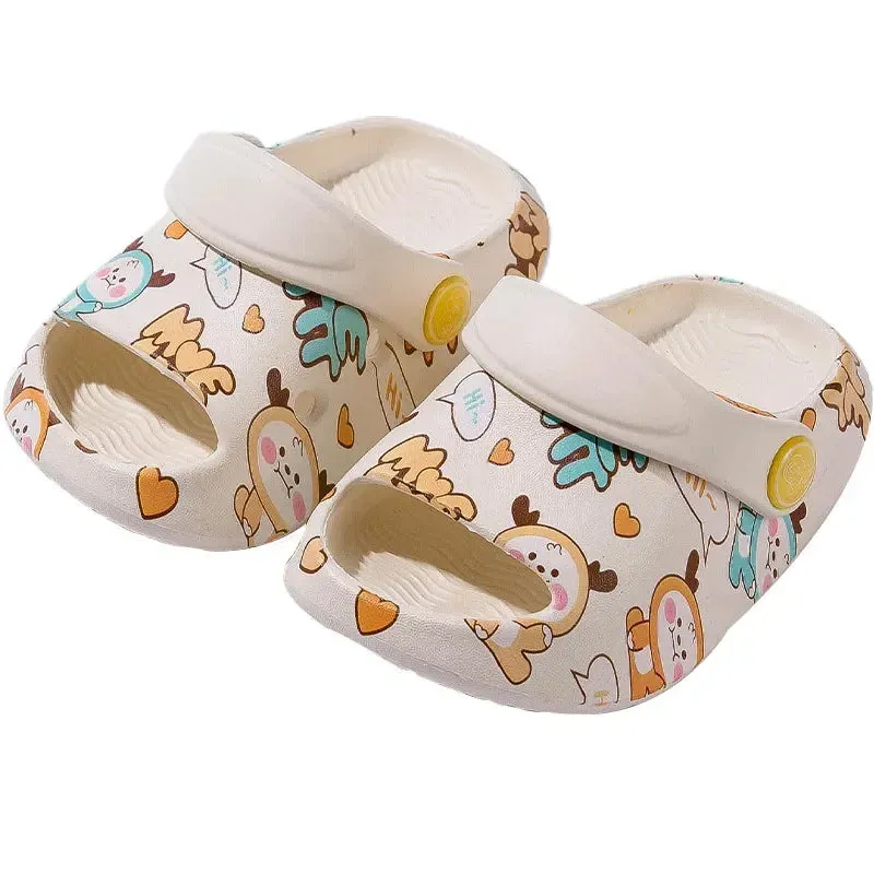 New Arrival Soft-sole Sandals for Infants with Cartoon Design and Outdoor/Indoor Wear Kids Slippers Boys Girls Shoes