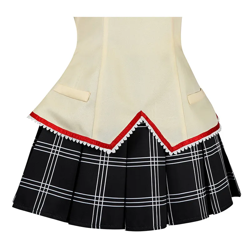 Puella Magi Madoka Magica Cosplay Costume Madoka Kaname School Uniform Halloween Carnival Suit