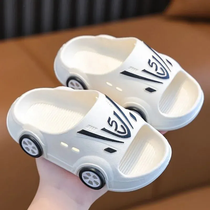 Summer Children LED Lights Slippers Baby Indoor Antiskid Sandals Boy Girl Luminous Shoes Kids Home Parent-child Flip Flops New