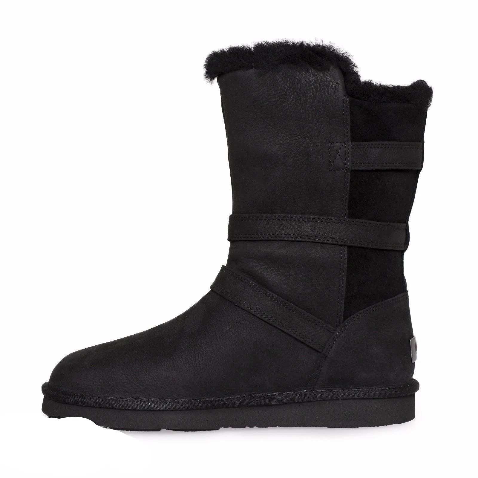 UGG Becket II Mens Black Suede Boots - Classic Cozy Winter Footwear