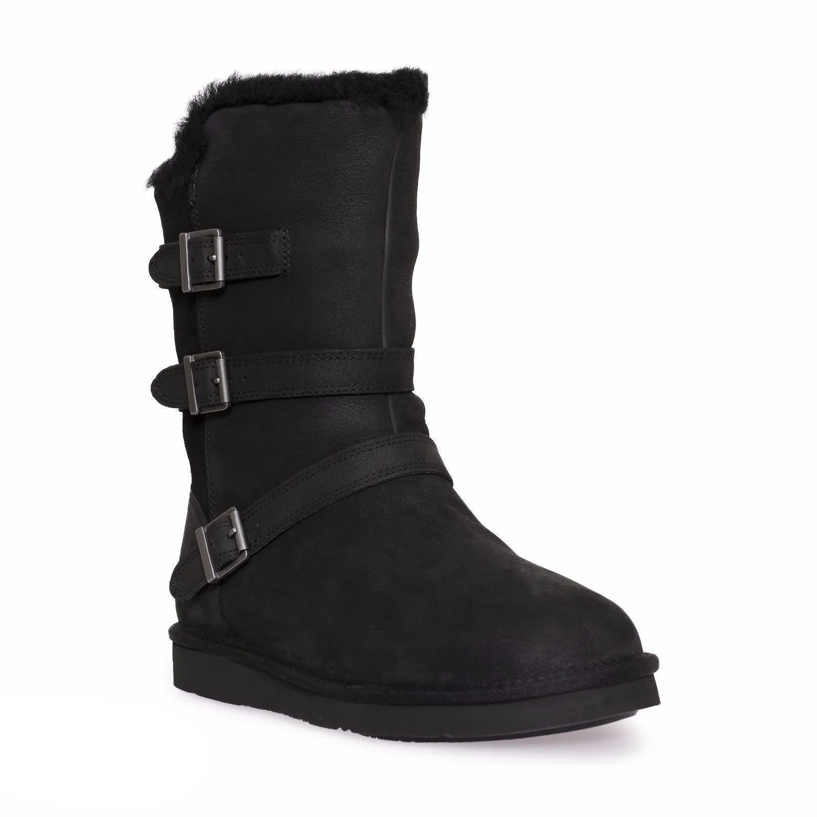 UGG Becket II Mens Black Suede Boots - Classic Cozy Winter Footwear