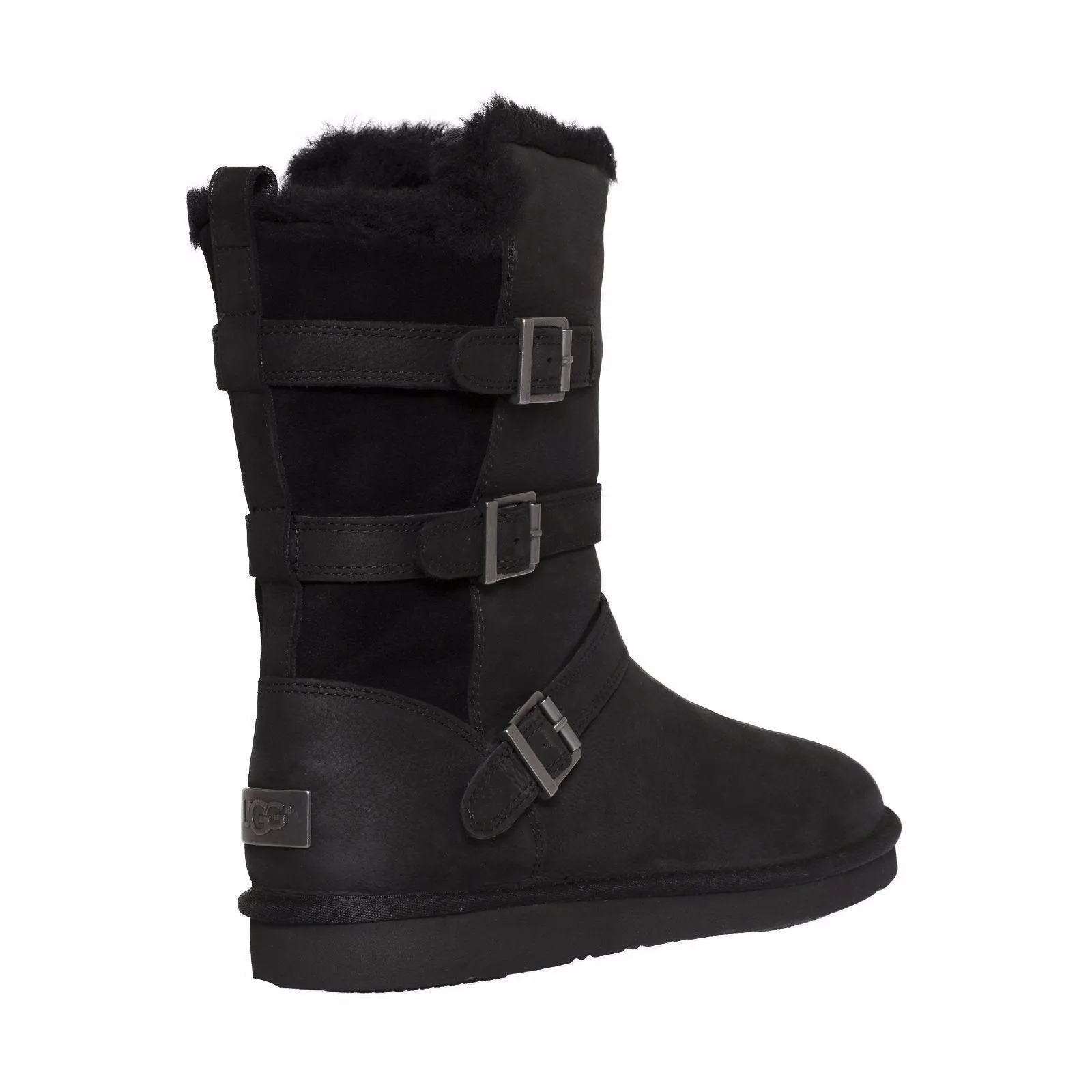 UGG Becket II Mens Black Suede Boots - Classic Cozy Winter Footwear